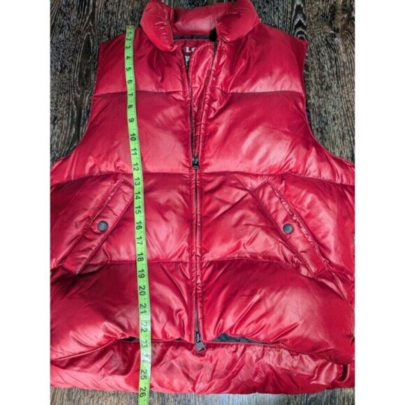 Levi's Mens Reversible Puffer Vest Red Two Horse Brand - Picture 7 of 9